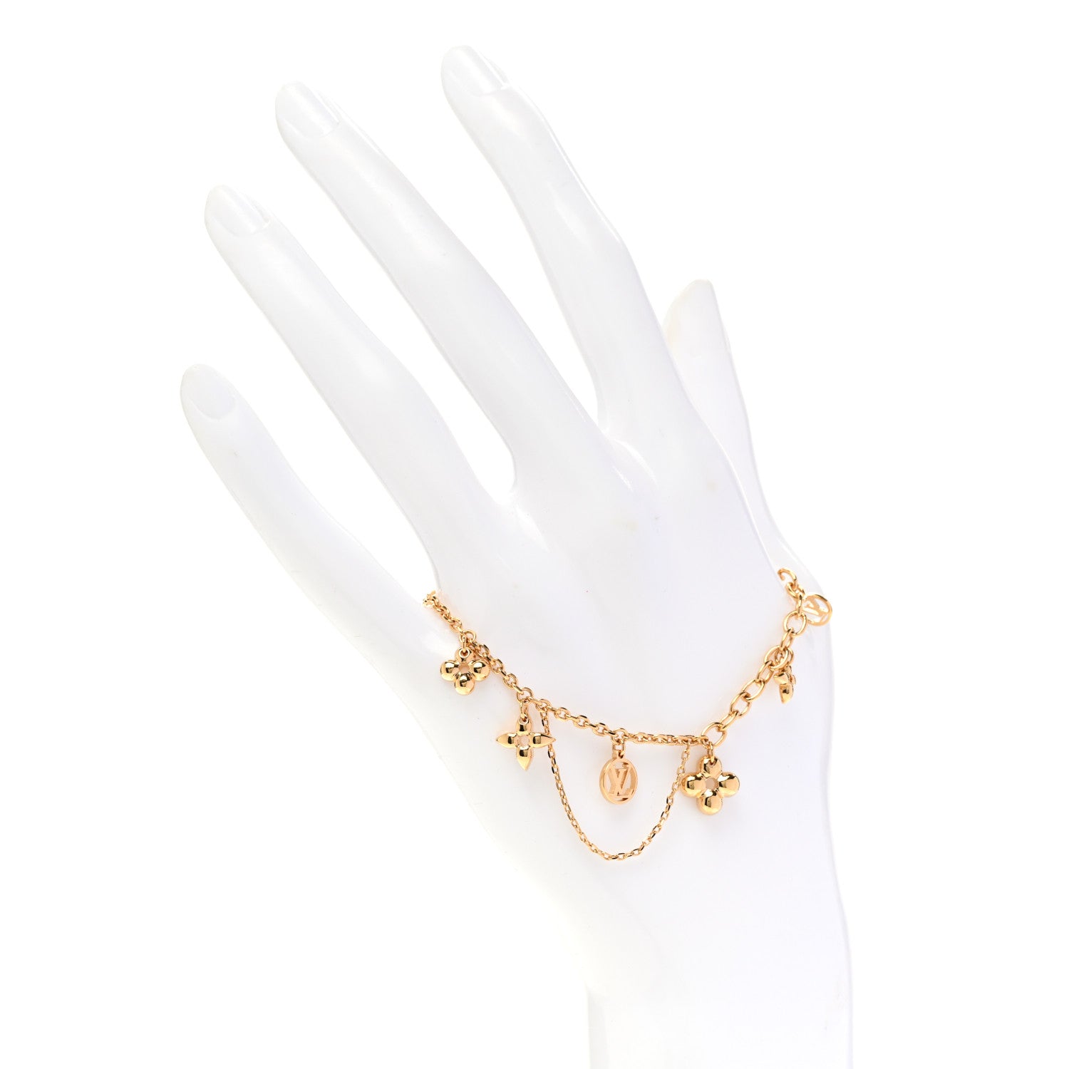 Louis Vuitton Metal Monogram Blooming Supple Bracelet 2 of 5