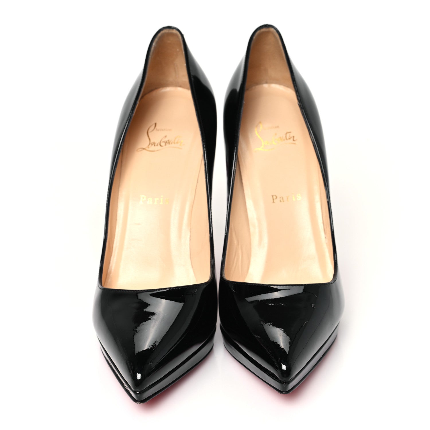 Christian Louboutin Patent Pigalle Plato 120 Pumps 40.5 Black 2 of 8