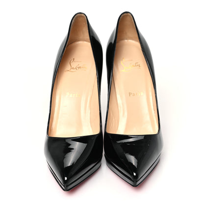 Christian Louboutin Patent Pigalle Plato 120 Pumps 40.5 Black 2 of 8