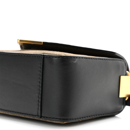 Alexander Wang Crocodile Lizard Embossed Calfskin Prisma Envelope Crossbody Black Military 11 of 11
