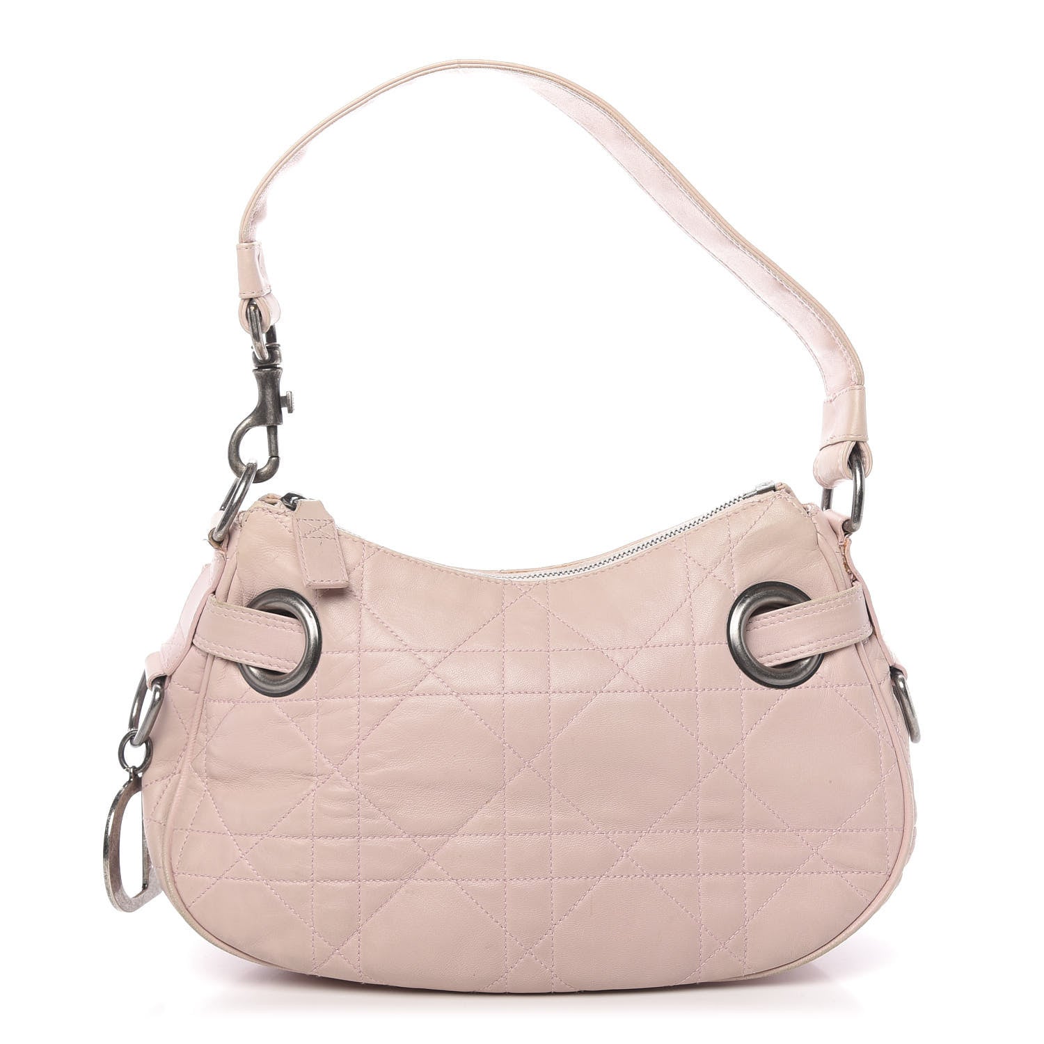 Christian Dior Lambskin Cannage Small Hobo Light Pink 1 of 21