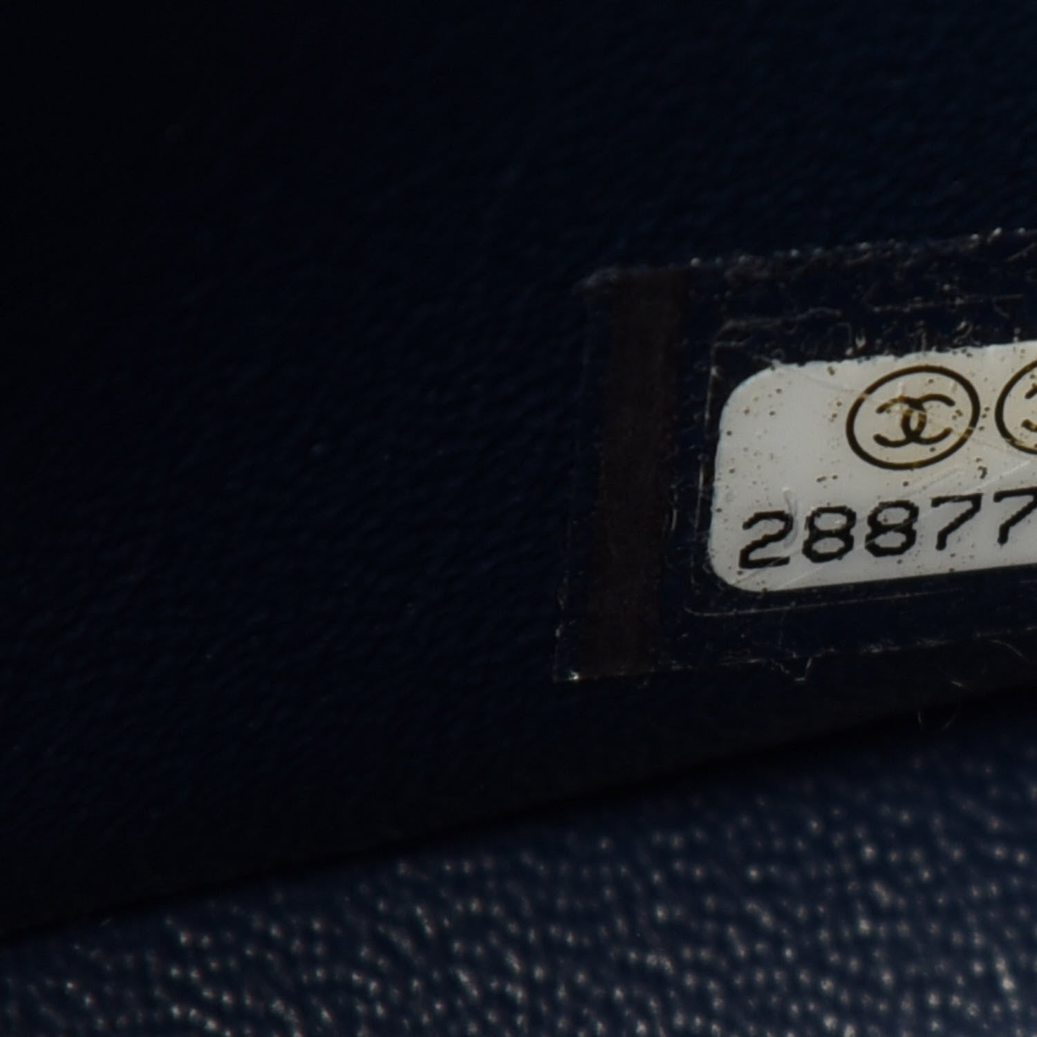 Chanel Caviar Quilted Jumbo Double Flap Navy Blue 7 of 10