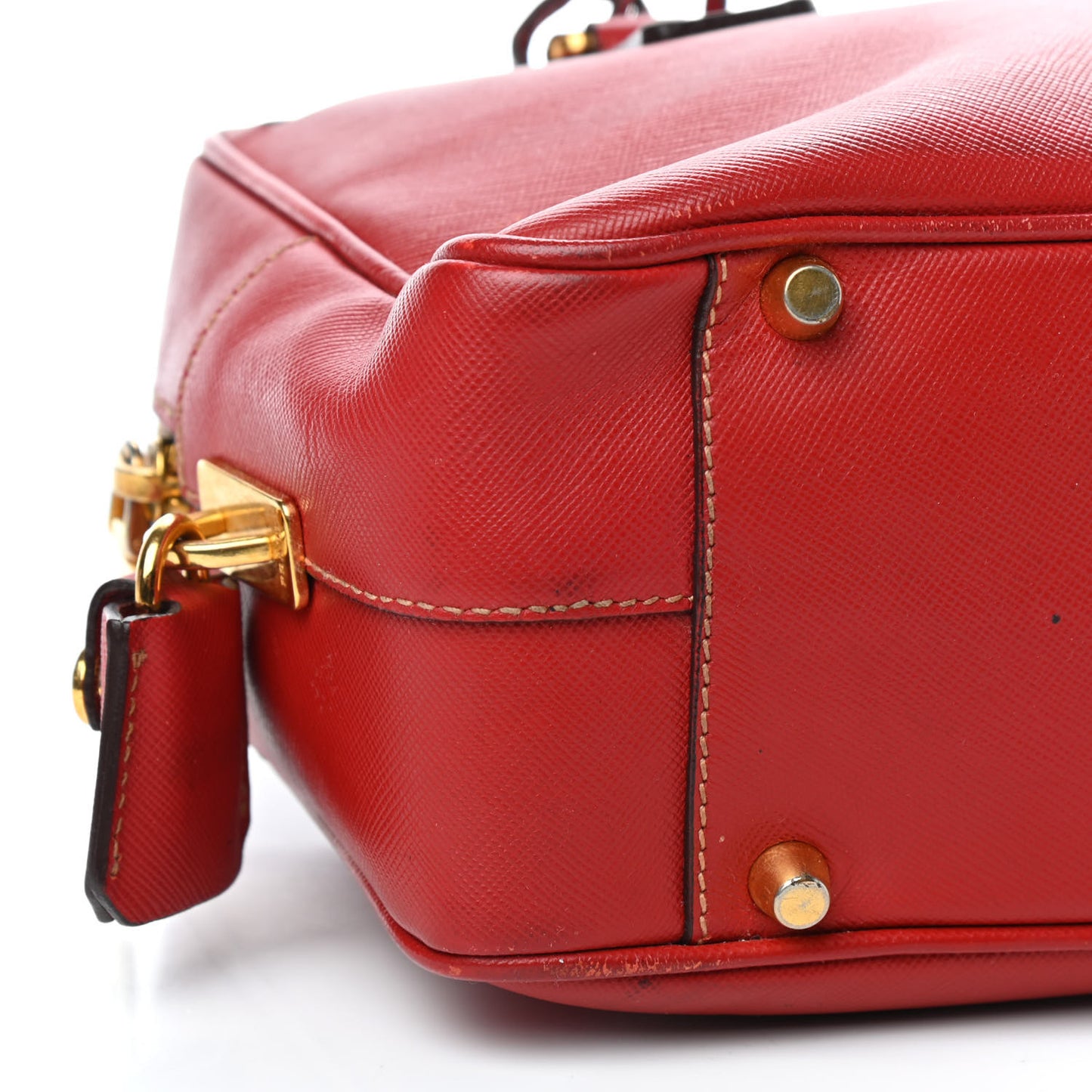Saffiano Lux Bowler Fuoco