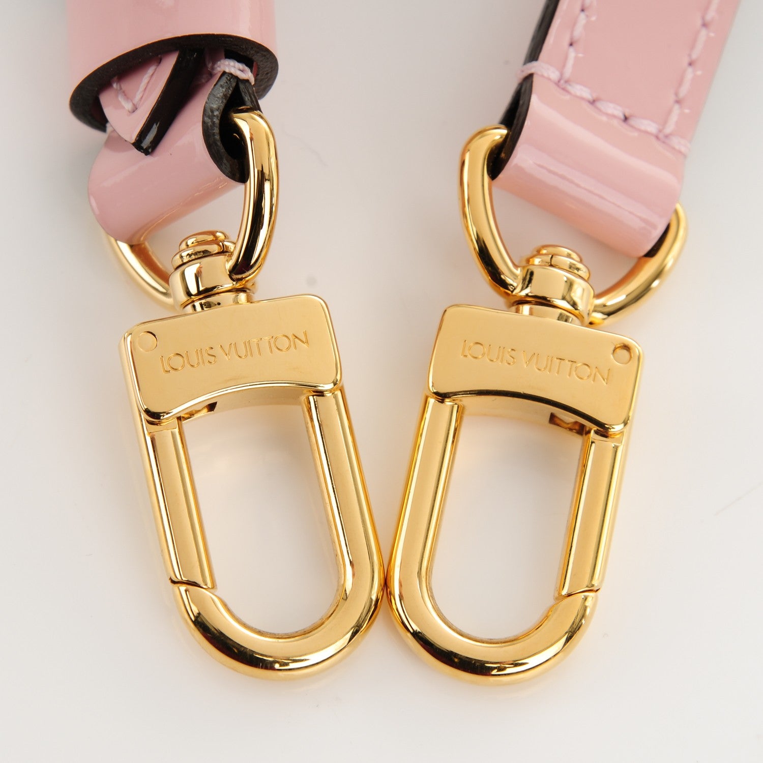 Louis Vuitton Patent 16mm Adjustable Shoulder Strap Rose Ballerine 4 of 4