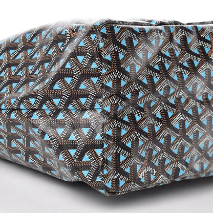 Goyard Goyardine Saint Louis Claire Voie PM Black Blue 9 of 10