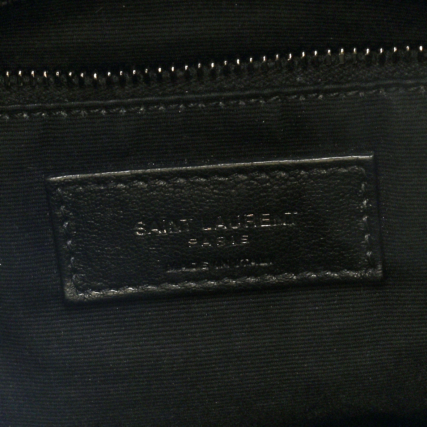 Saint Laurent Lambskin Quilted Monogram Monochrome Medium Loulou Puffer Chain Satchel Black 6 of 9