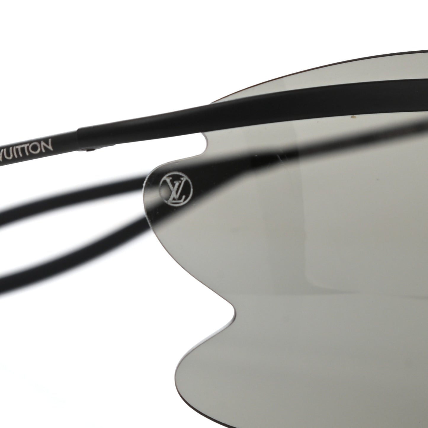 Metal Bohemian Vuittony Mask Sunglasses Z1227U Black