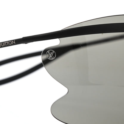 Louis Vuitton Metal Bohemian Vuittony Mask Sunglasses Z1227U Black 7 of 9