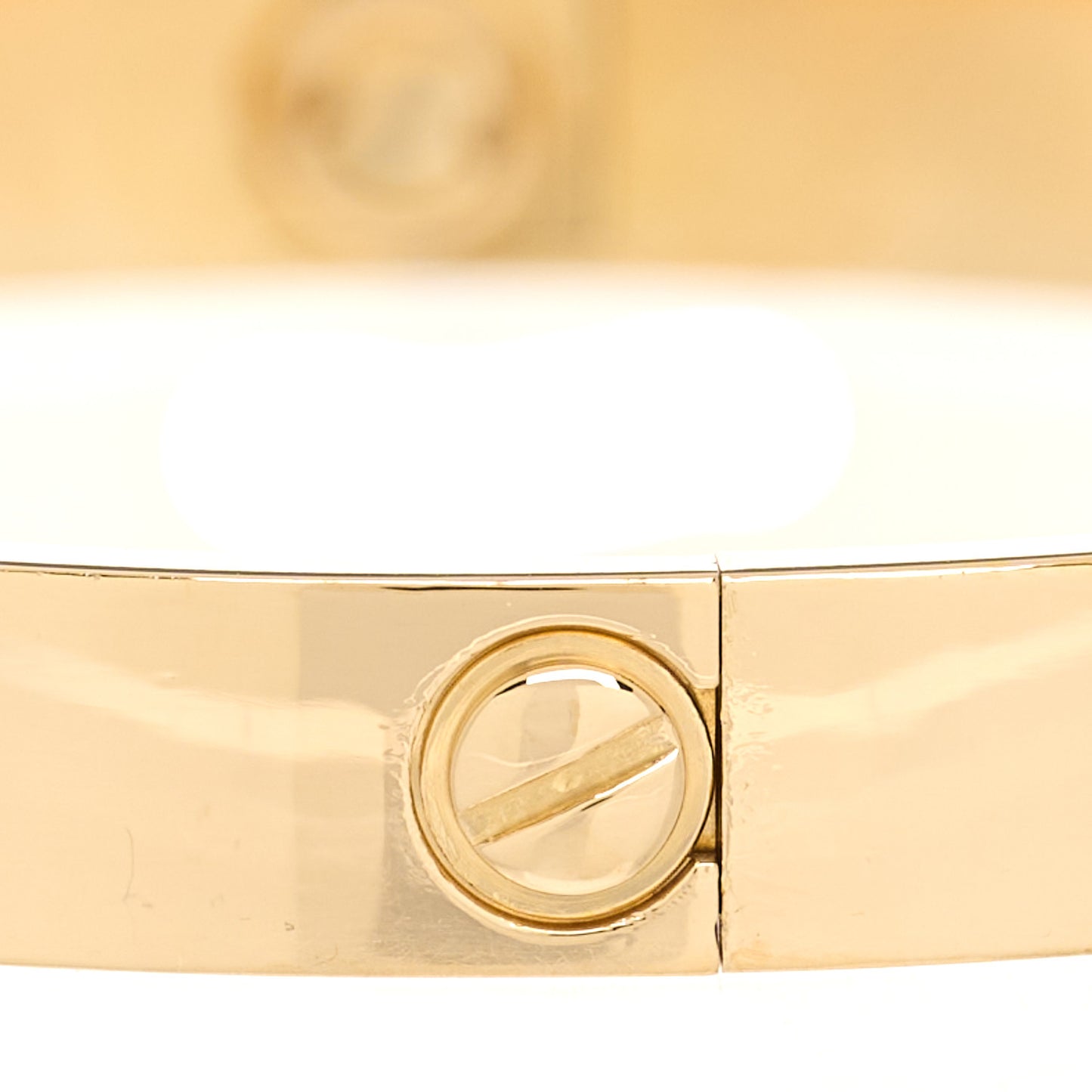 18K Yellow Gold LOVE Bracelet 17