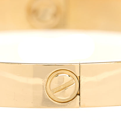 Cartier 18K Yellow Gold LOVE Bracelet 17 7 of 9