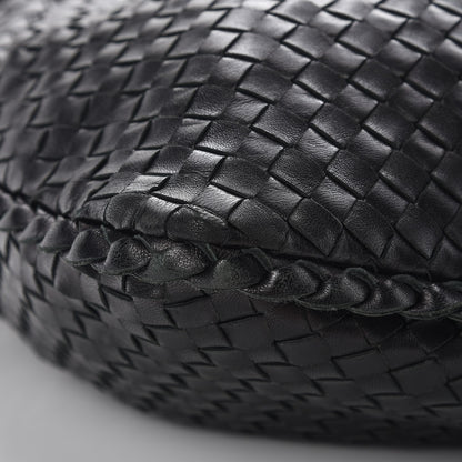 Bottega Veneta Nappa Intrecciato Pleated Large Veneta Hobo Black 12 of 13