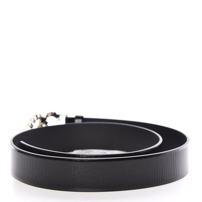 Chanel Calfskin Pearl CC Chain Belt 85 34 Black 3 of 9