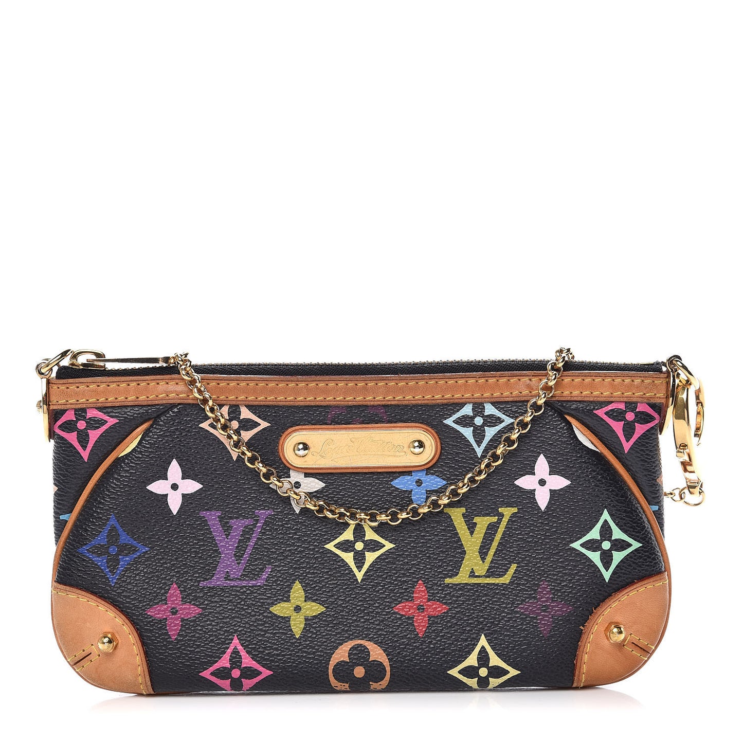 Monogram Multicolor Pochette Milla MM Black