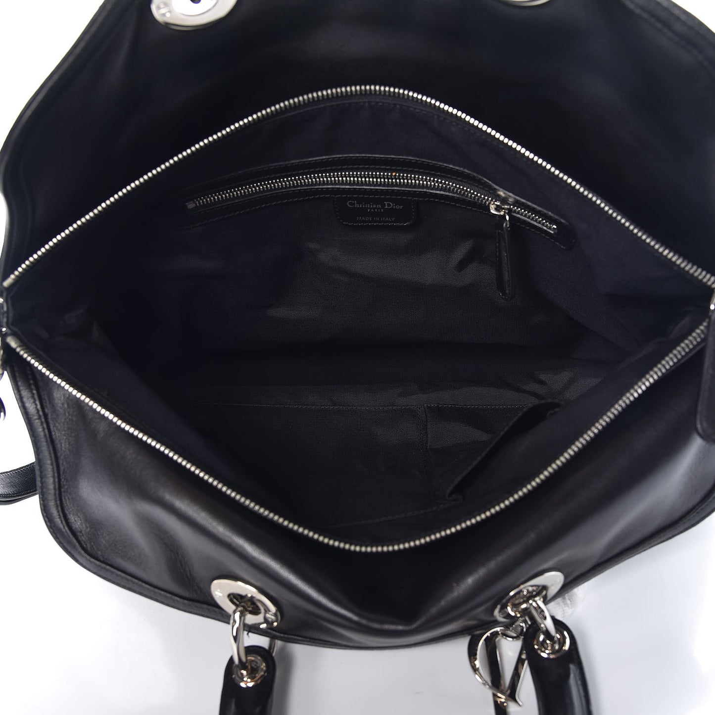 Lambskin Cannage Large Granville Tote Black