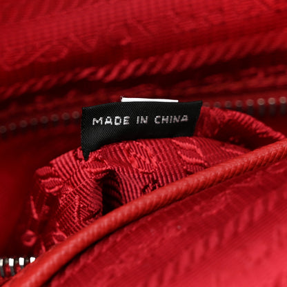 Prada Nylon Tessuto Impuntu Quilted Backpack Rosso 7 of 11