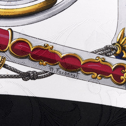 Hermes Silk Daimyo Princes du Soleil Levant Scarf 90 4 of 5