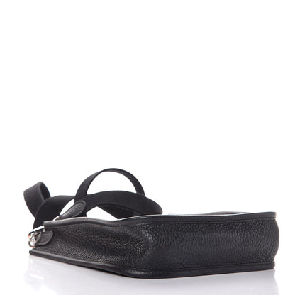 Hermes Taurillon Clemence Evelyne TPM Black 4 of 8