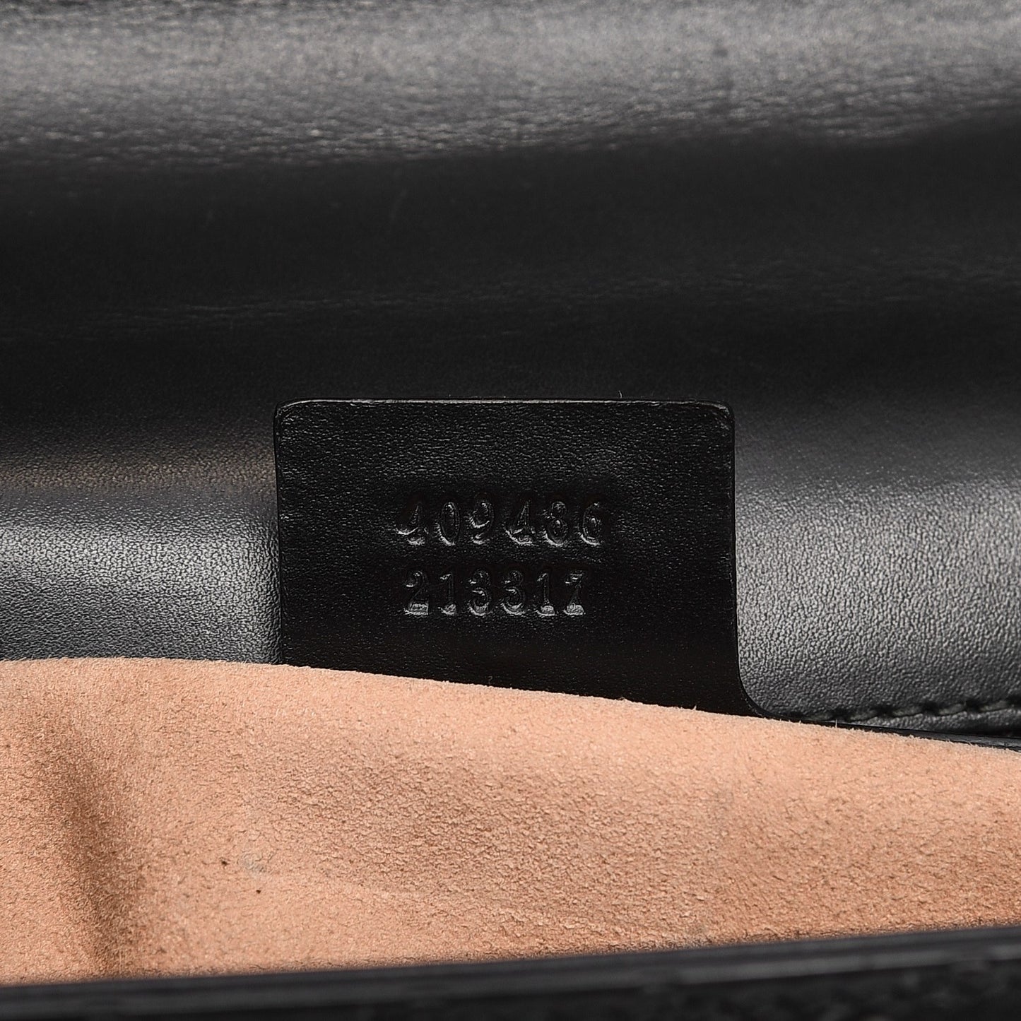 Guccissima Medium Padlock Shoulder Bag Black