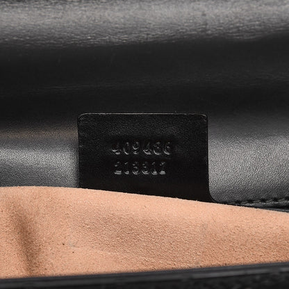 Gucci Guccissima Medium Padlock Shoulder Bag Black 7 of 20