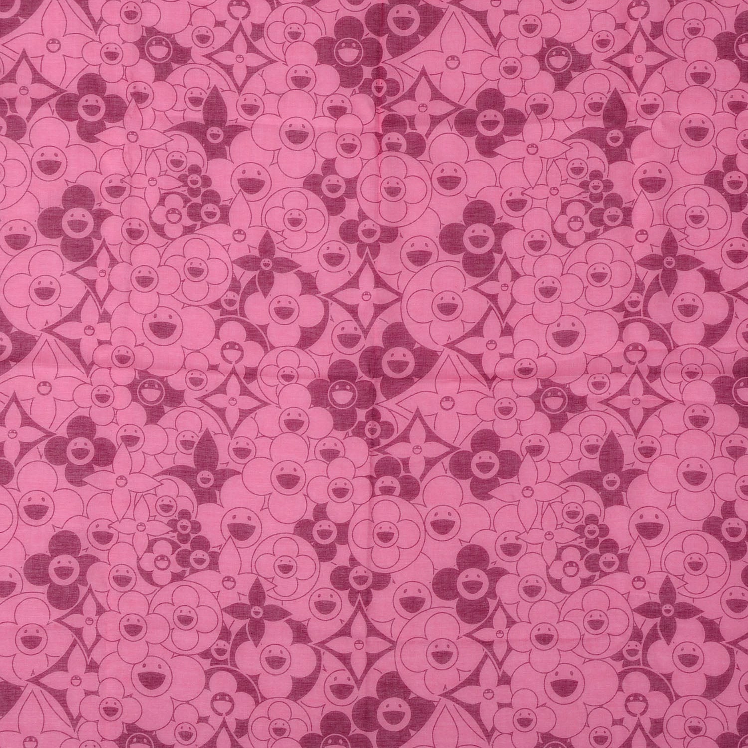 Louis Vuitton Cotton Cosmic Blossom Bandana Pink 1 of 3
