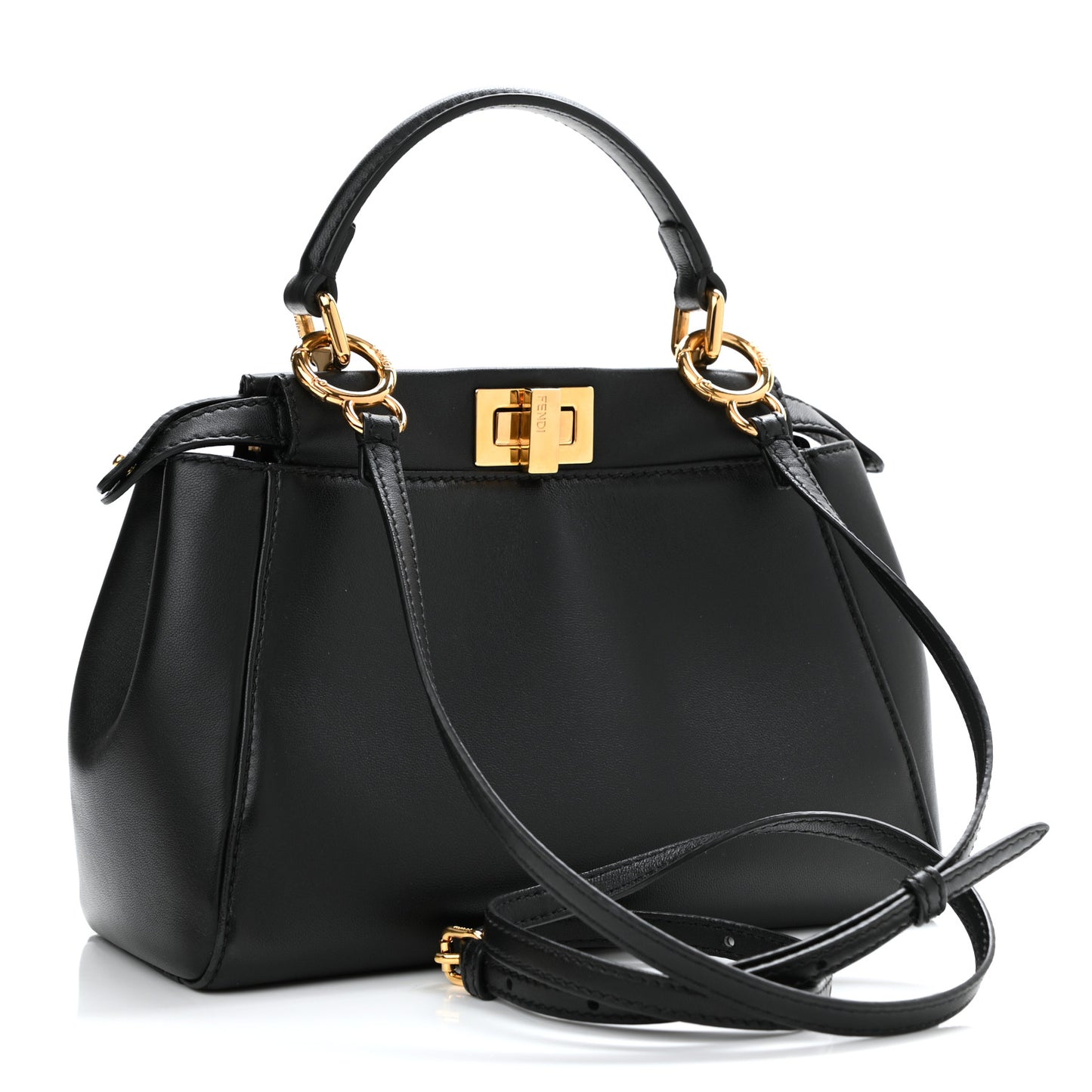Nappa Mini Peekaboo Iconic Satchel Black