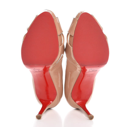 Christian Louboutin Patent Shelleymat 85 Pumps 39 Nude 7 of 10