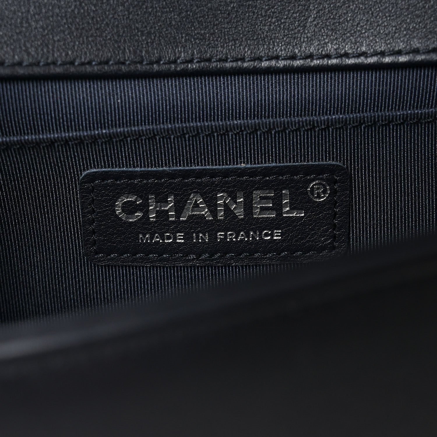 Chanel Lambskin Chevron Quilted Medium Boy Flap Black 6 of 10