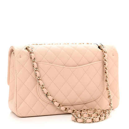 Chanel Caviar Quilted Medium Double Flap Light Beige 3 of 11