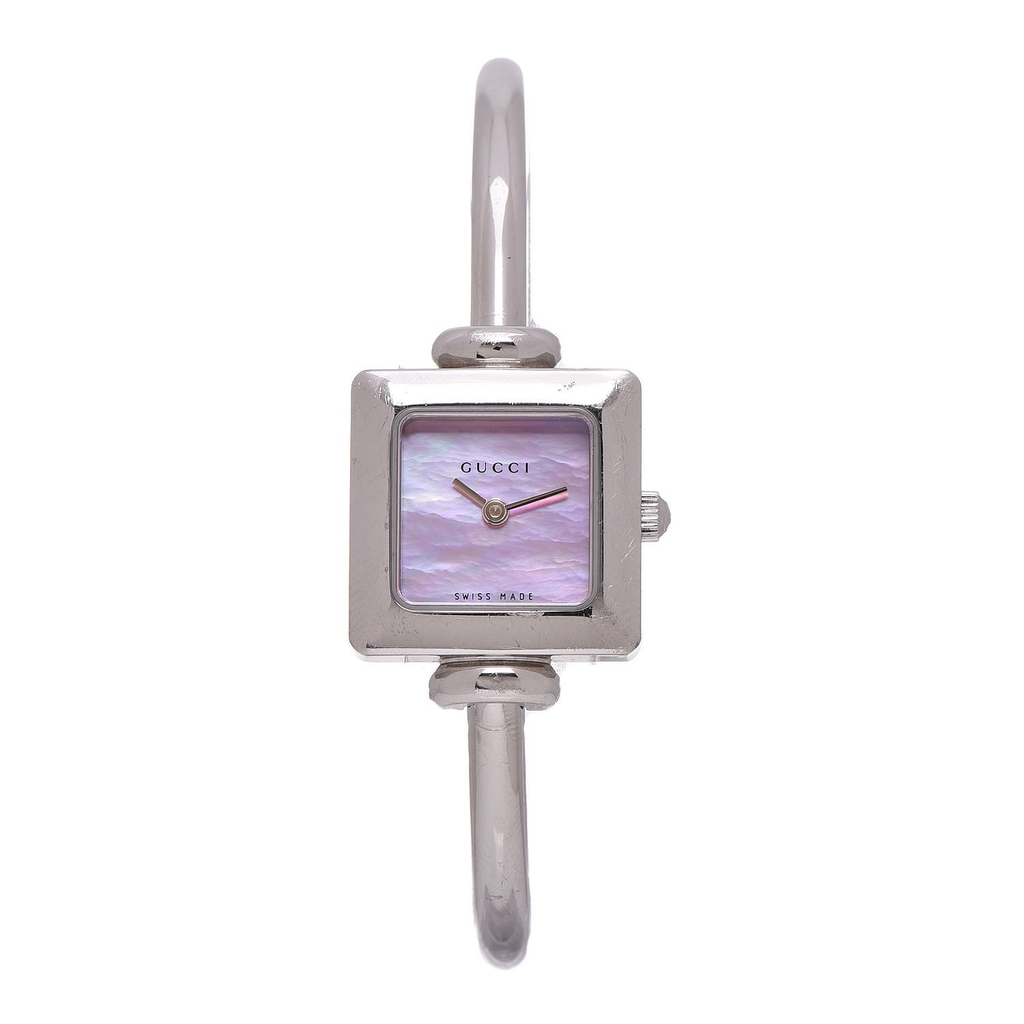 Stainless Steel Pink Mother of Pearl 19mm 1900L Quartz Watch
