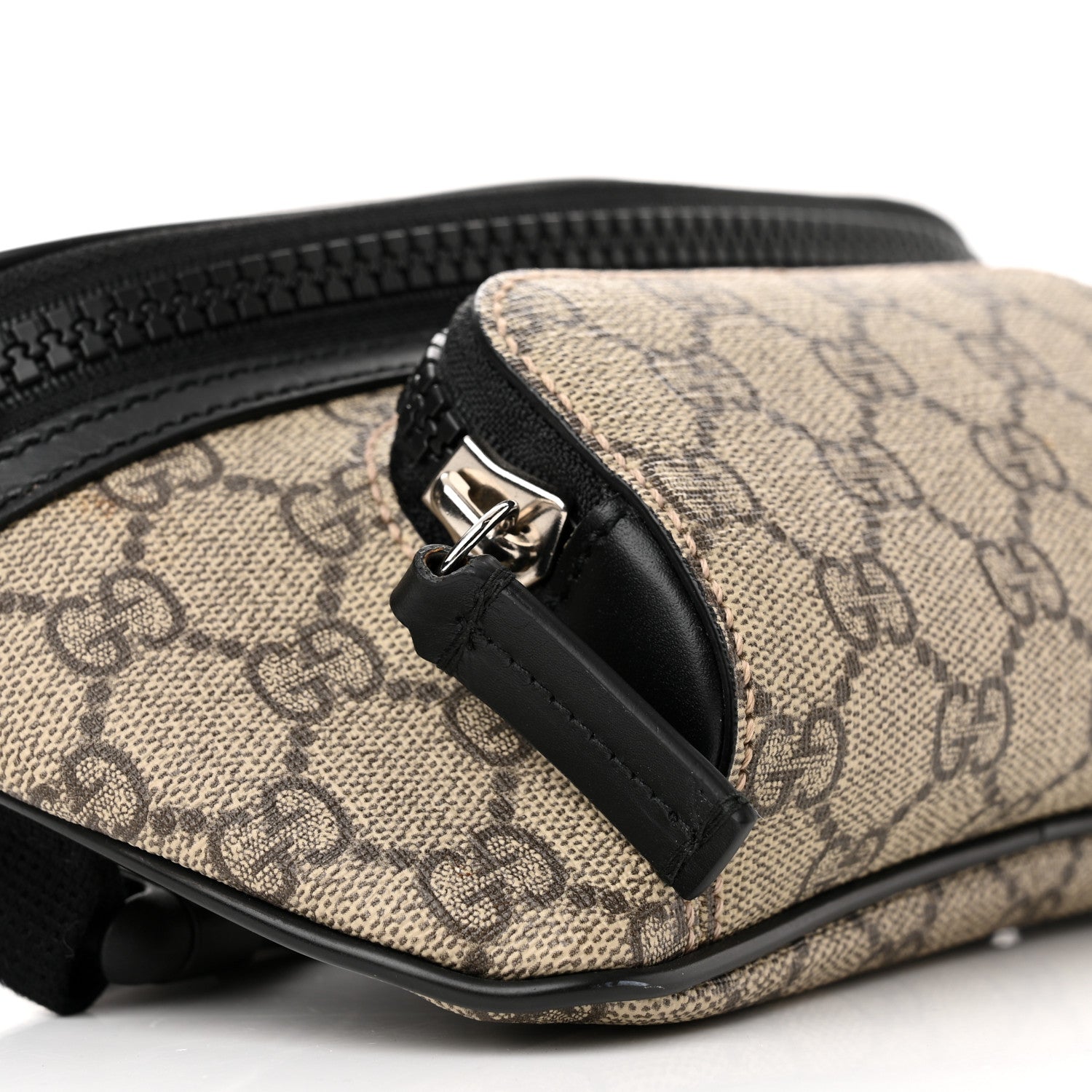Gucci GG Supreme Monogram Belt Bag Black 9 of 12