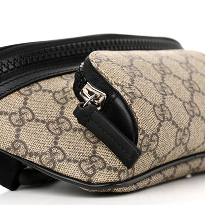Gucci GG Supreme Monogram Belt Bag Black 9 of 12