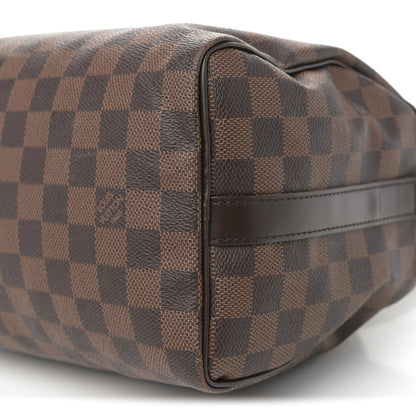 Louis Vuitton Damier Ebene Speedy Bandouliere 25 10 of 10