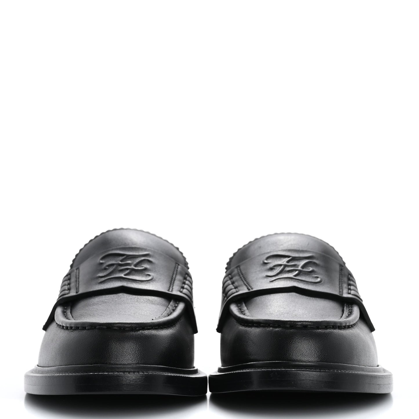 Vitello Karligraphy Loafers 35.5 Black