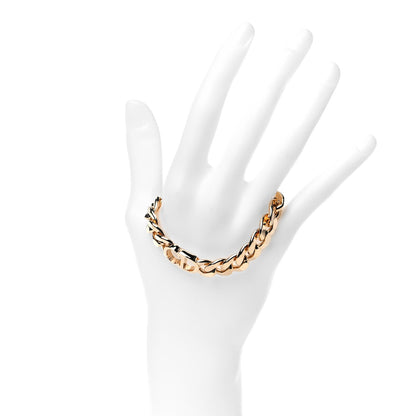 Christian Dior Metal Danseuse Etoile Chain Bracelet Gold 2 of 4