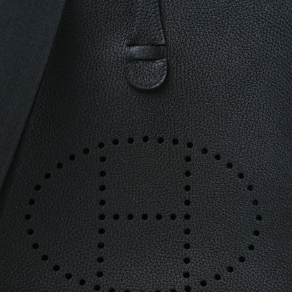 Hermes Taurillon Clemence Evelyne III PM Black 8 of 10