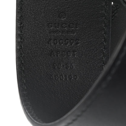 Gucci Calfskin Double G 40mm Belt 90 36 Black 3 of 7