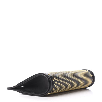 Alexander McQueen Calfskin Heroine Studded Clutch Black 4 of 8