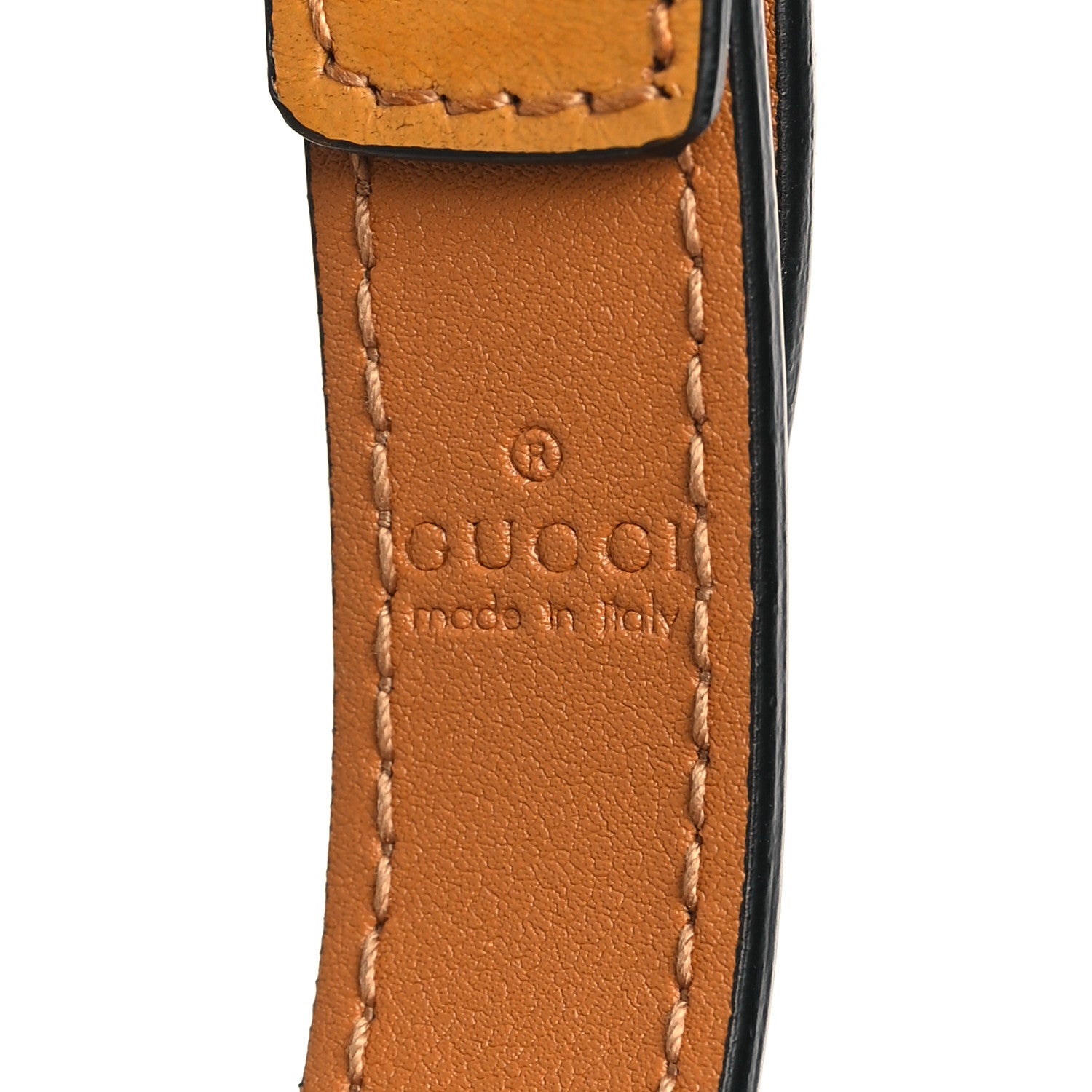 Gucci Calfskin Horse Head Choker Brown 2 of 3