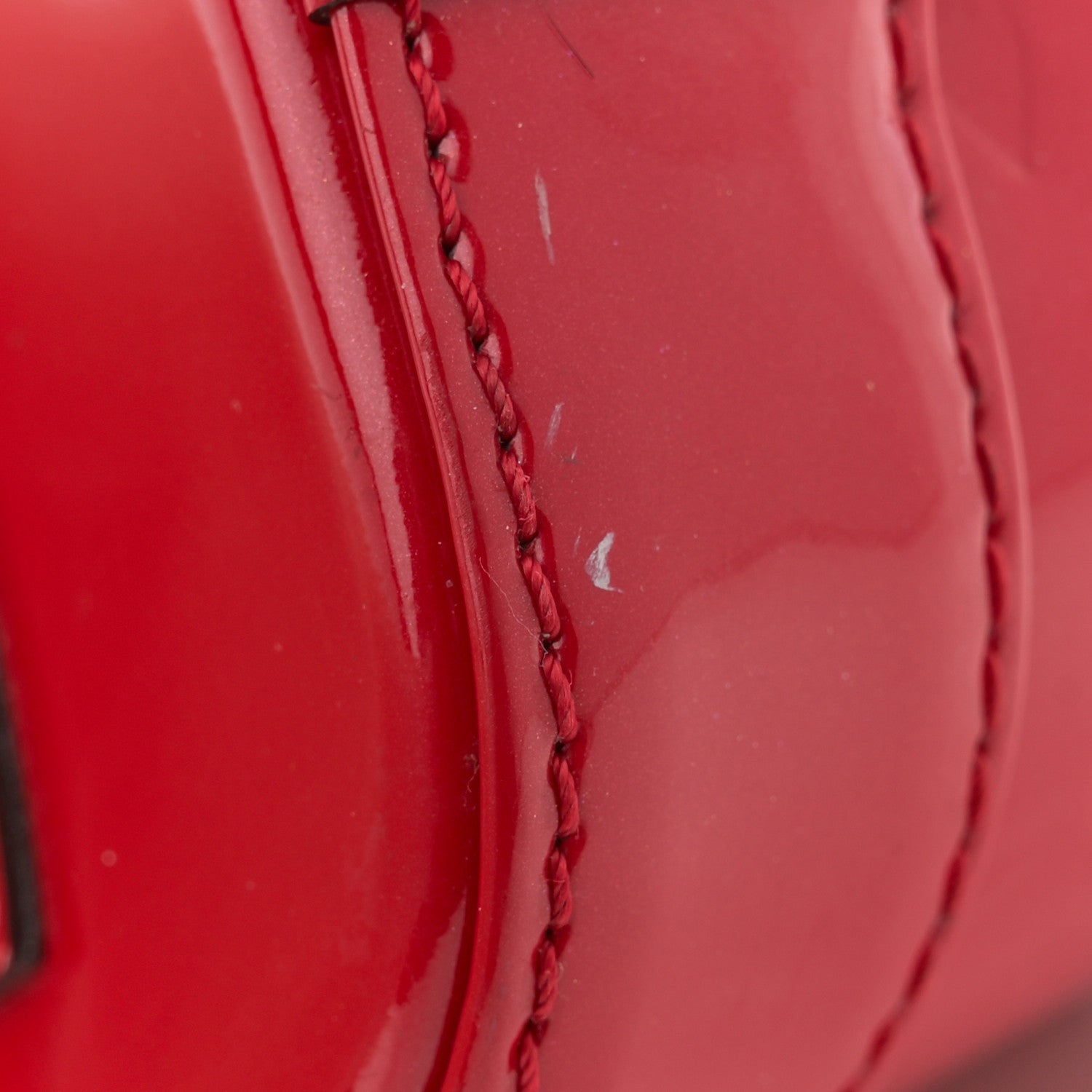 Louis Vuitton Vernis Alma BB Cherry 12 of 13