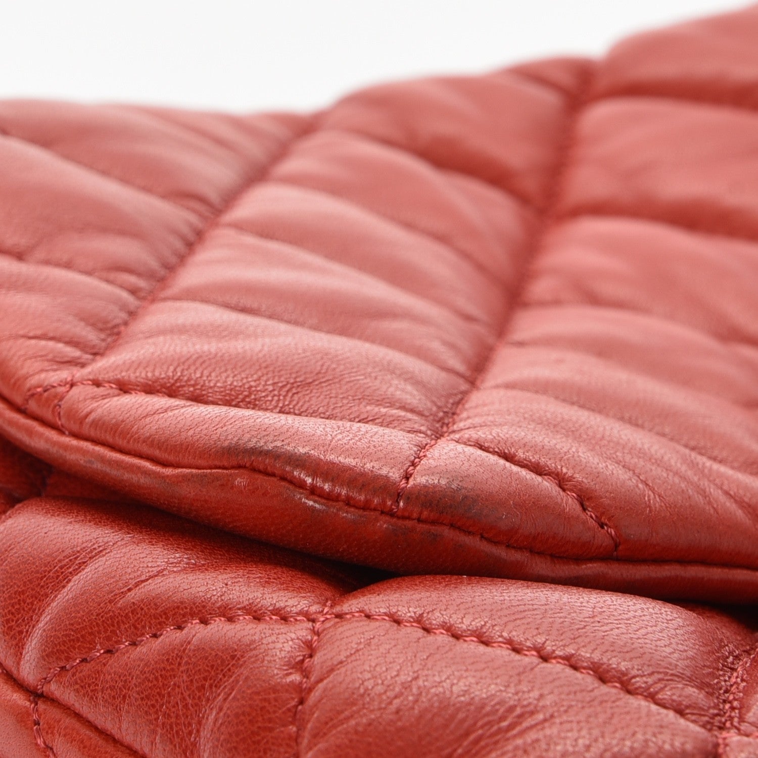 Chanel Lambskin Quilted 3 Maxi Flap Bag Red 14 of 16