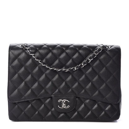 Chanel Caviar Quilted Maxi Single Flap Black 1 of 11