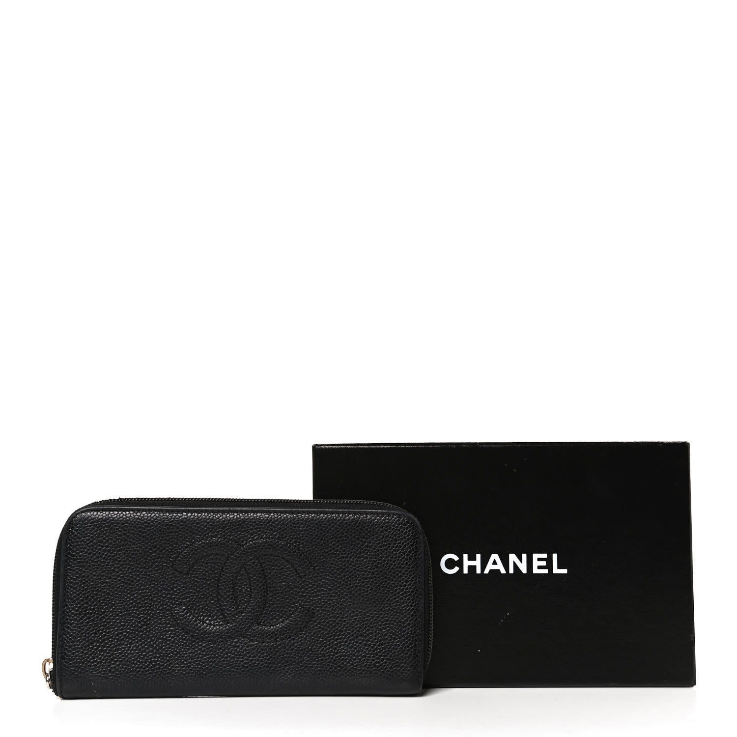 Chanel Caviar Large Timeless CC Zip Around Wallet Black 16 of 16