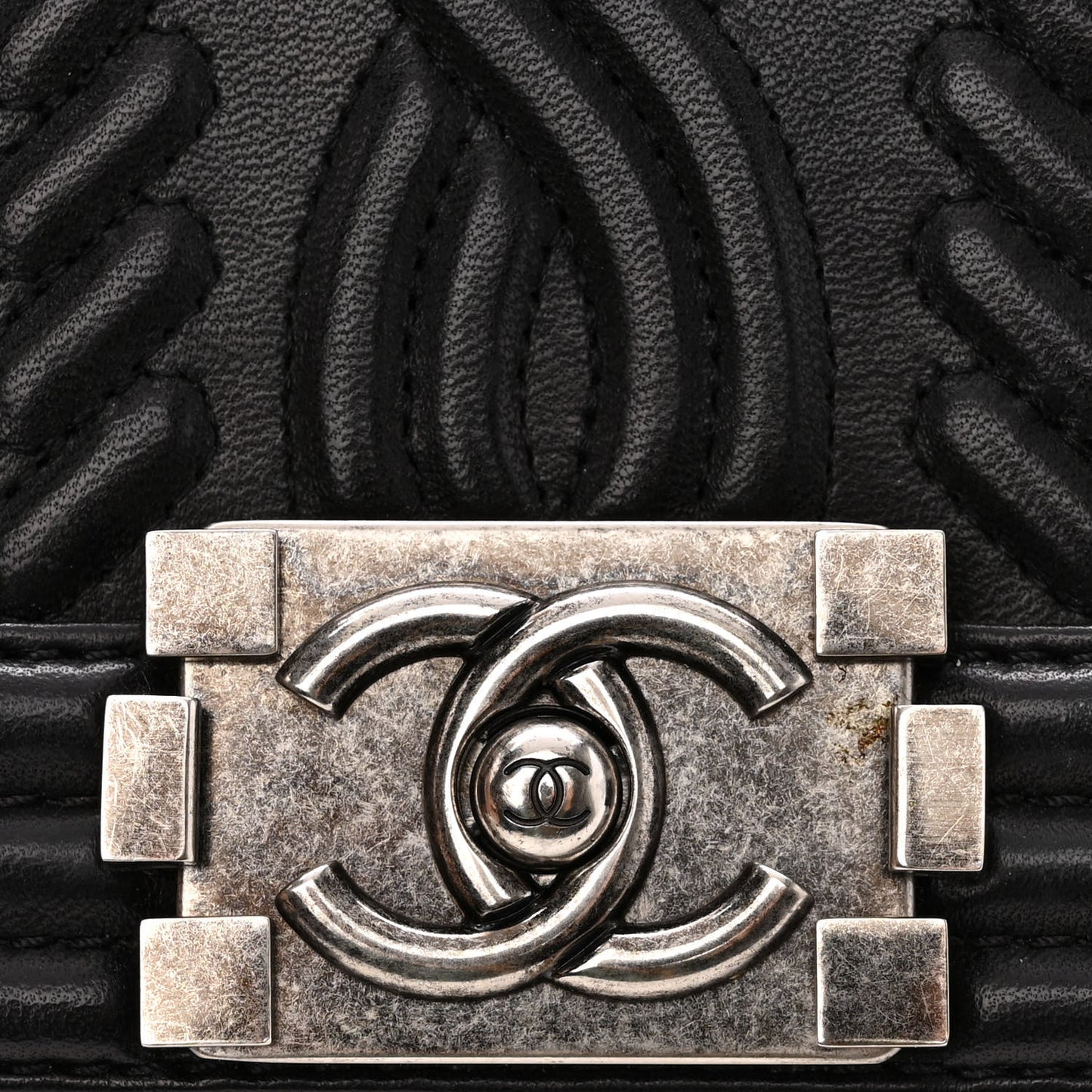 Lambskin Medium Celtic Boy Flap Black