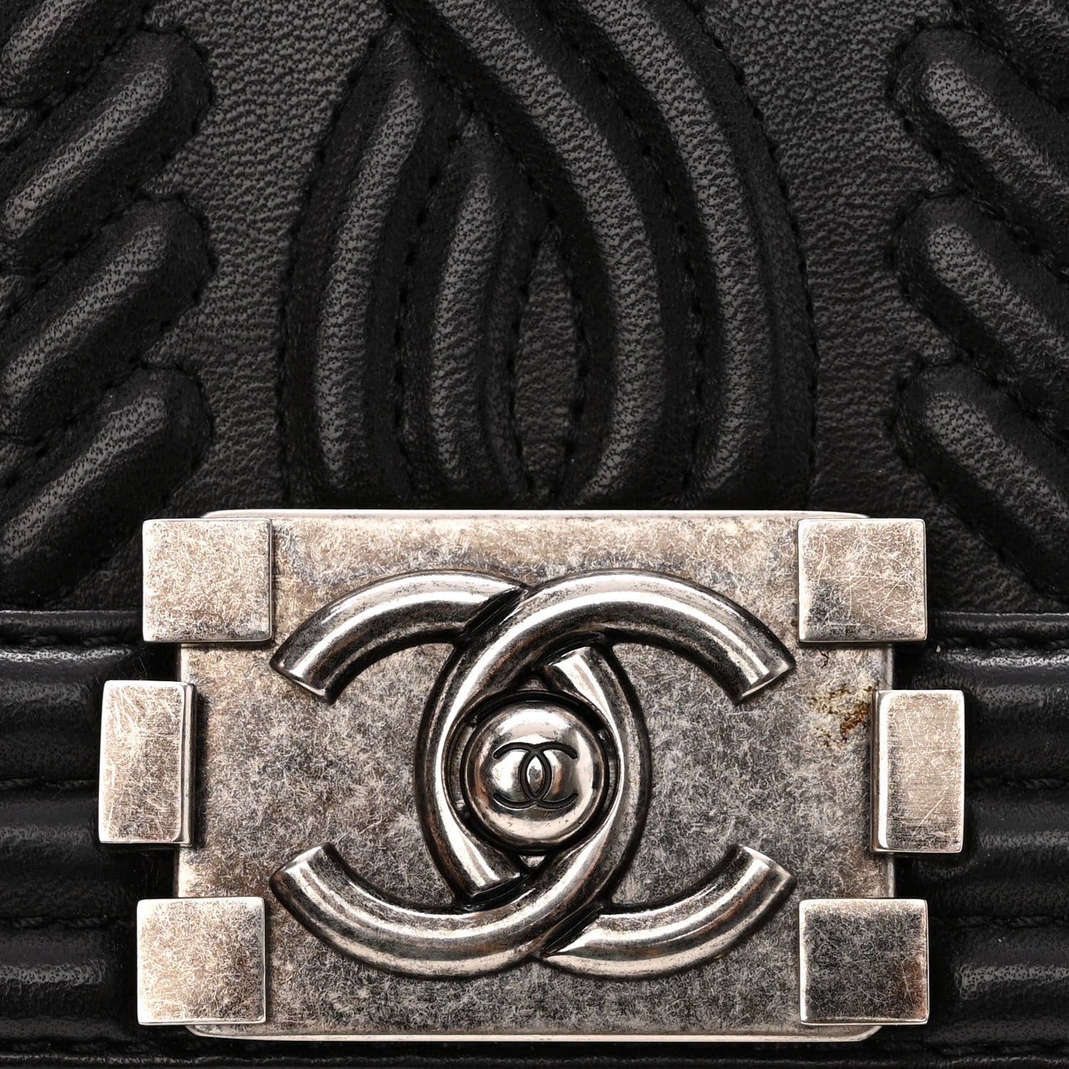 Chanel Lambskin Medium Celtic Boy Flap Black 15 of 15
