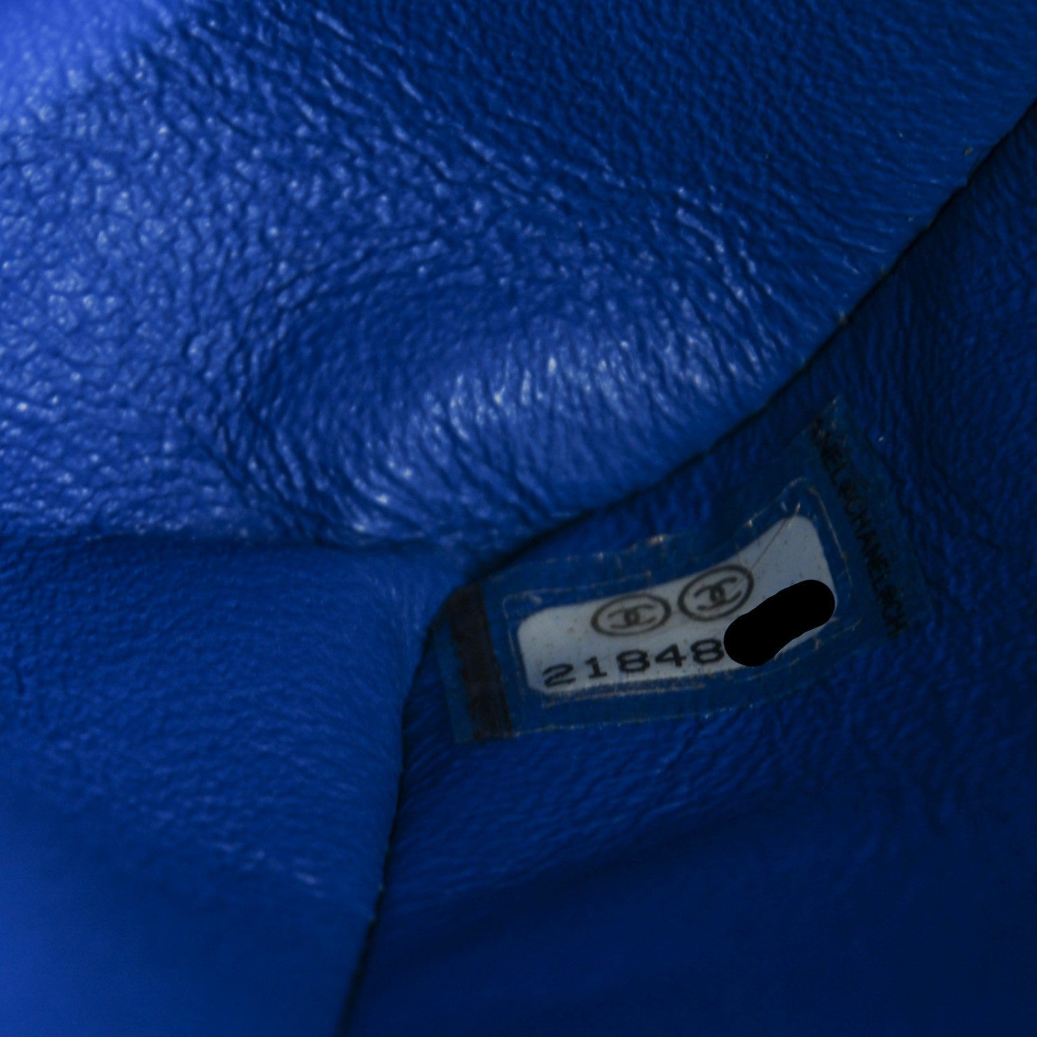 Chanel Lambskin Quilted Jumbo Double Flap Blue 8 of 8