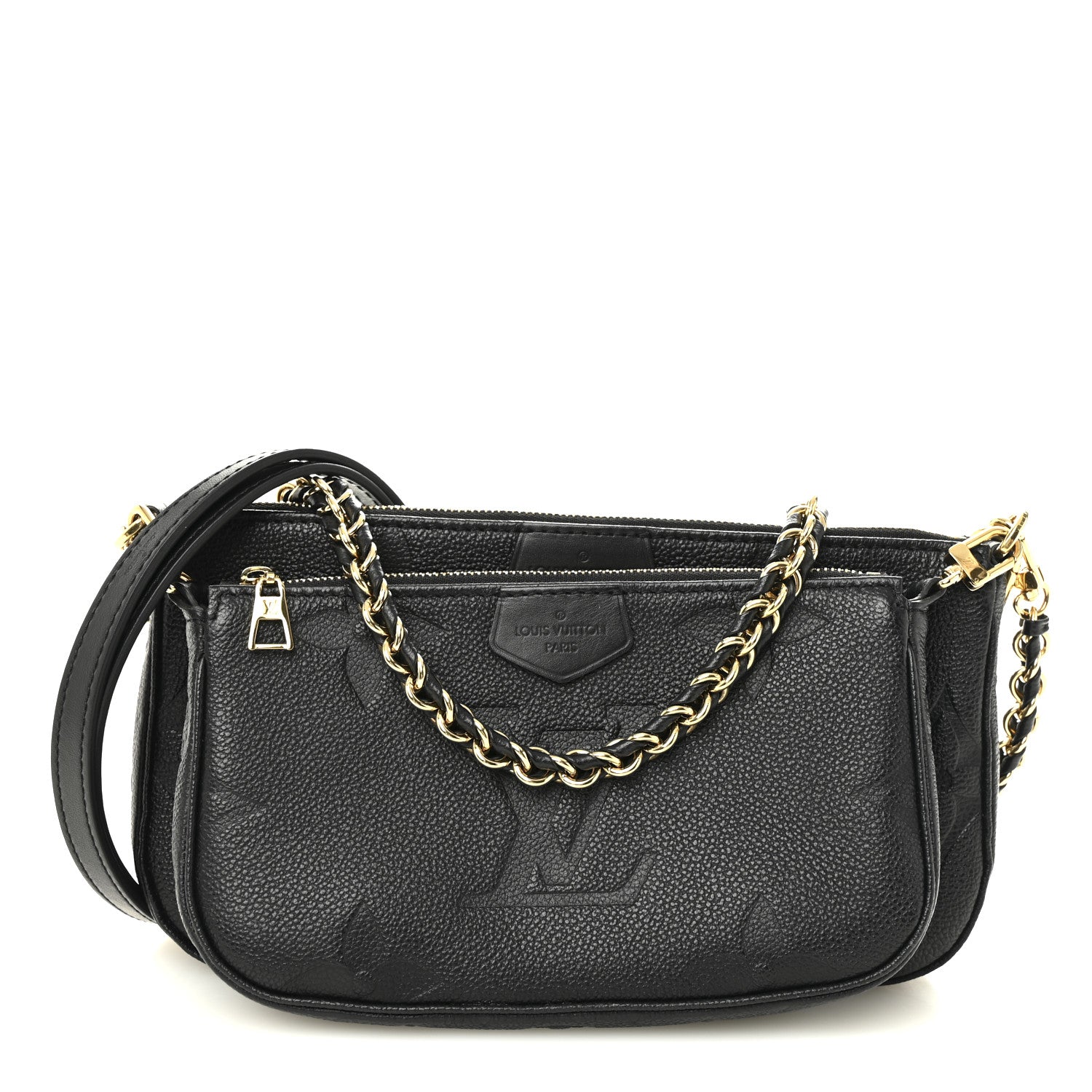 Louis Vuitton Empreinte Monogram Giant Multi Pochette Accessories Black 1 of 10