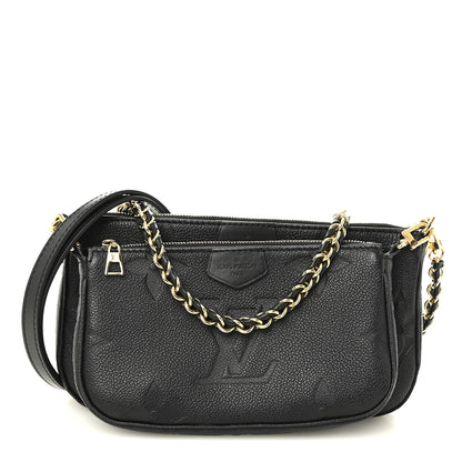 Louis Vuitton Empreinte Monogram Giant Multi Pochette Accessories Black 1 of 10