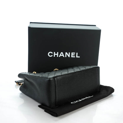 Chanel Caviar Quilted Grand Shopping Tote GST Black 4 of 7