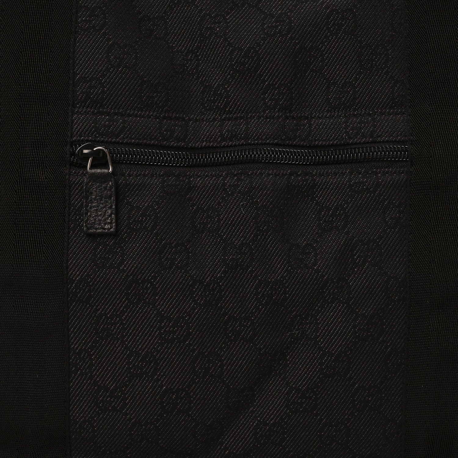 Gucci Denim Monogram Large Collapsible Travel Tote Black 8 of 10