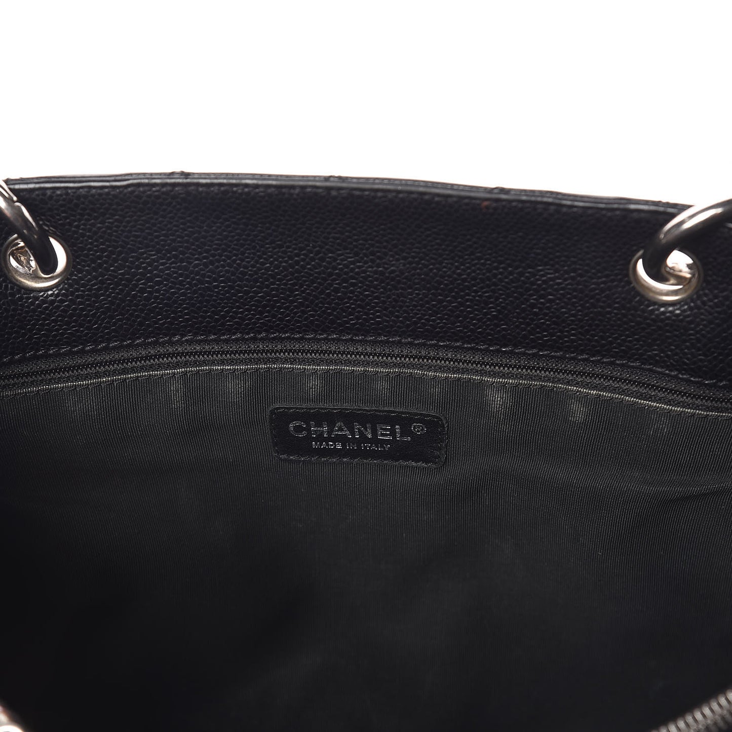 Caviar Quilted Grand Shopping Tote GST Black